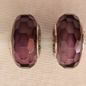 Set of 2 Pandora Purple Charms - 791071